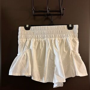 White Free People Athletic Shorts